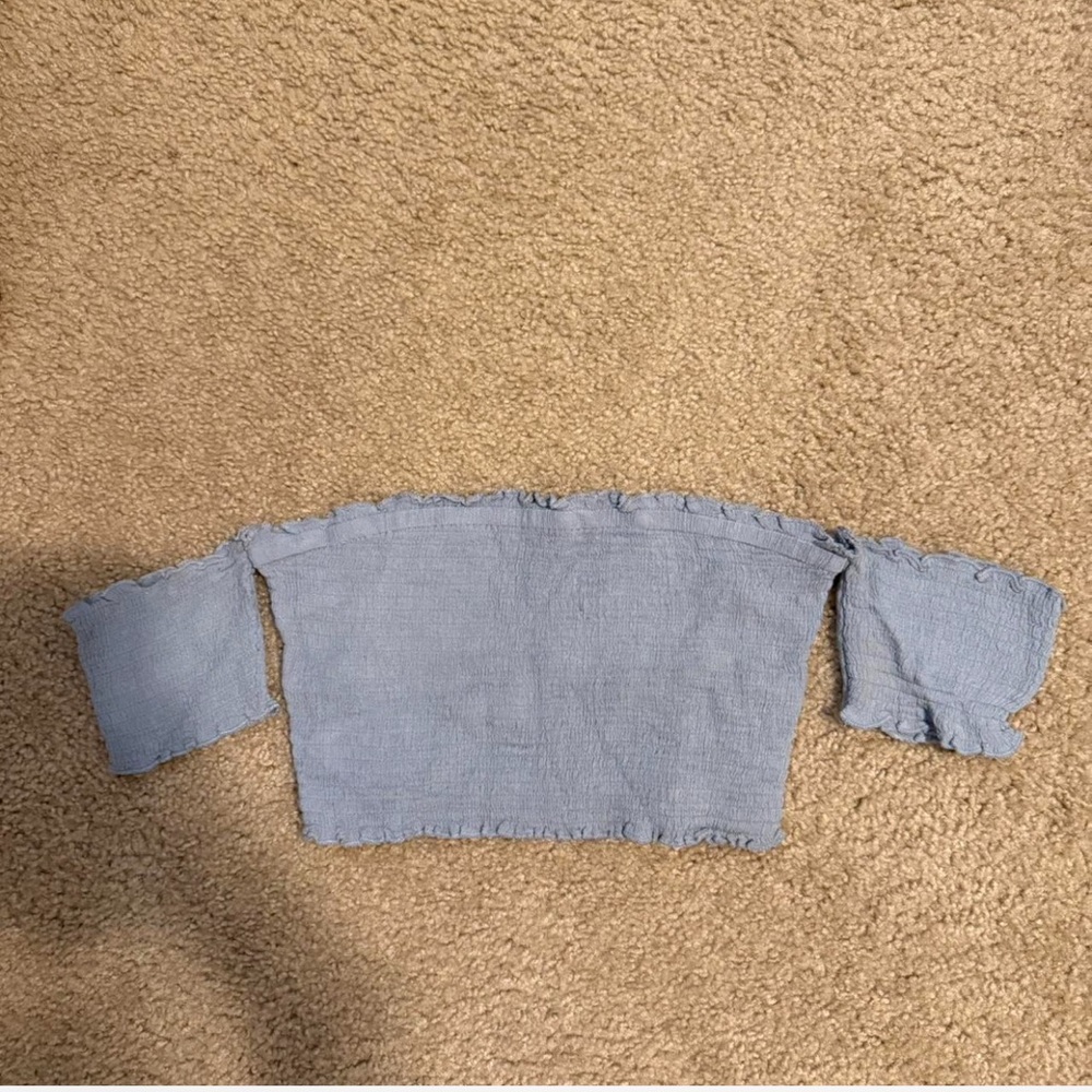 La Hearts Light Blue Top